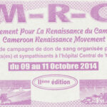 Opération MRC don du sang du 09 au 10 octobre 2014